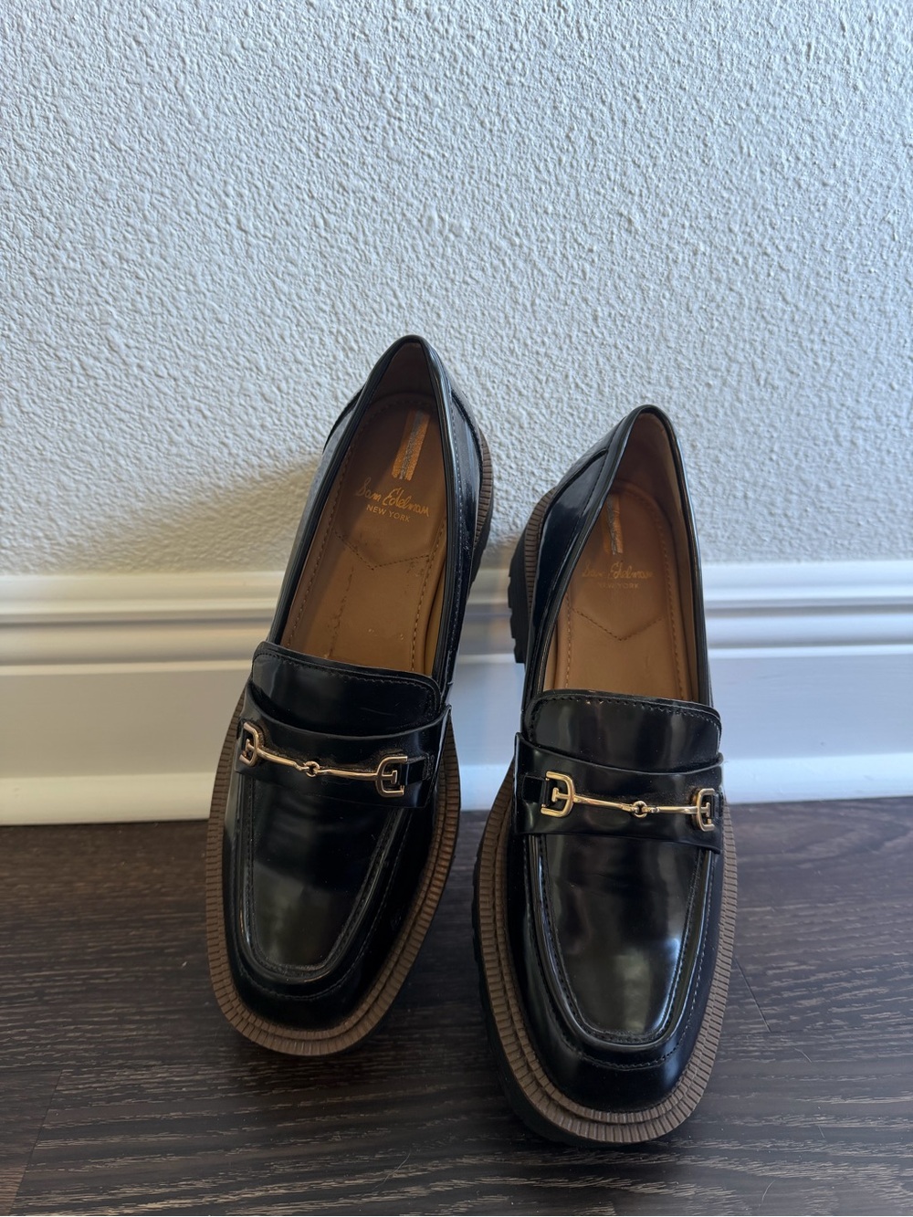 Sam Edelman Lea Platform Loafer Black - Picture 2 of 8